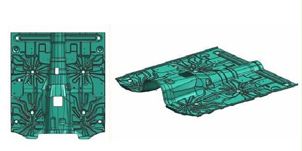 五金沖壓件加工廠(chǎng)-汽車(chē)前地板零件